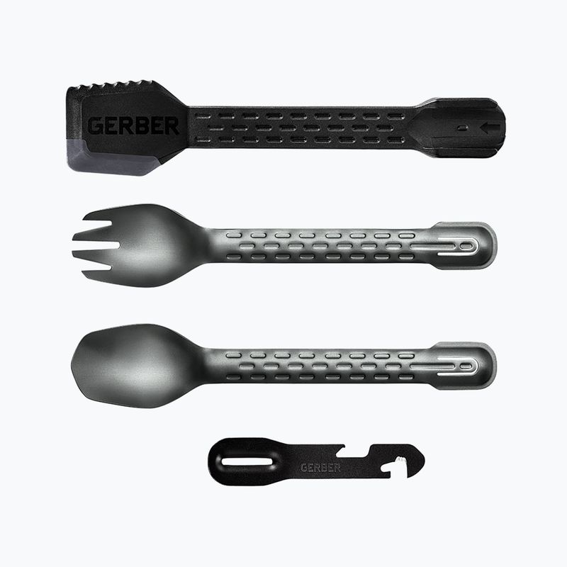 Cestovní příbor Gerber ComplEAT-Cook Eat Clean Tong šedo-černý 31-003464