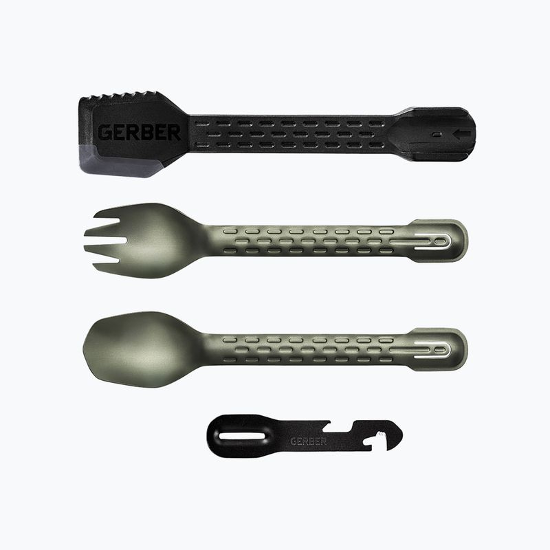 Cestovní příbor Gerber ComplEAT-Cook Eat Clean Tong zelený 31-003468