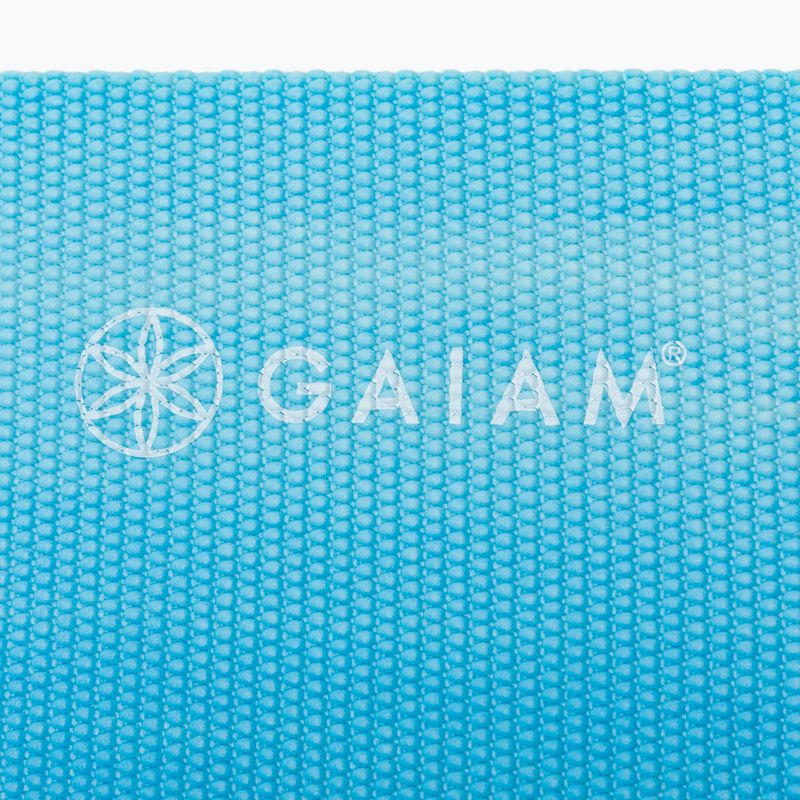 Podložka na jógu Gaiam Tie Dye 4 mm modrá 54844 4