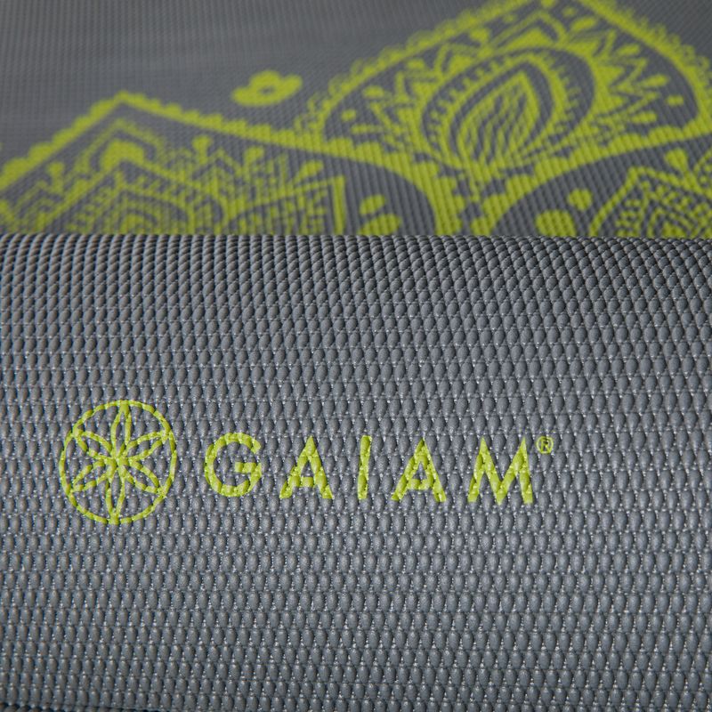 Podložka na jógu Gaiam Citron Sundial 6 mm šedá 61333 4