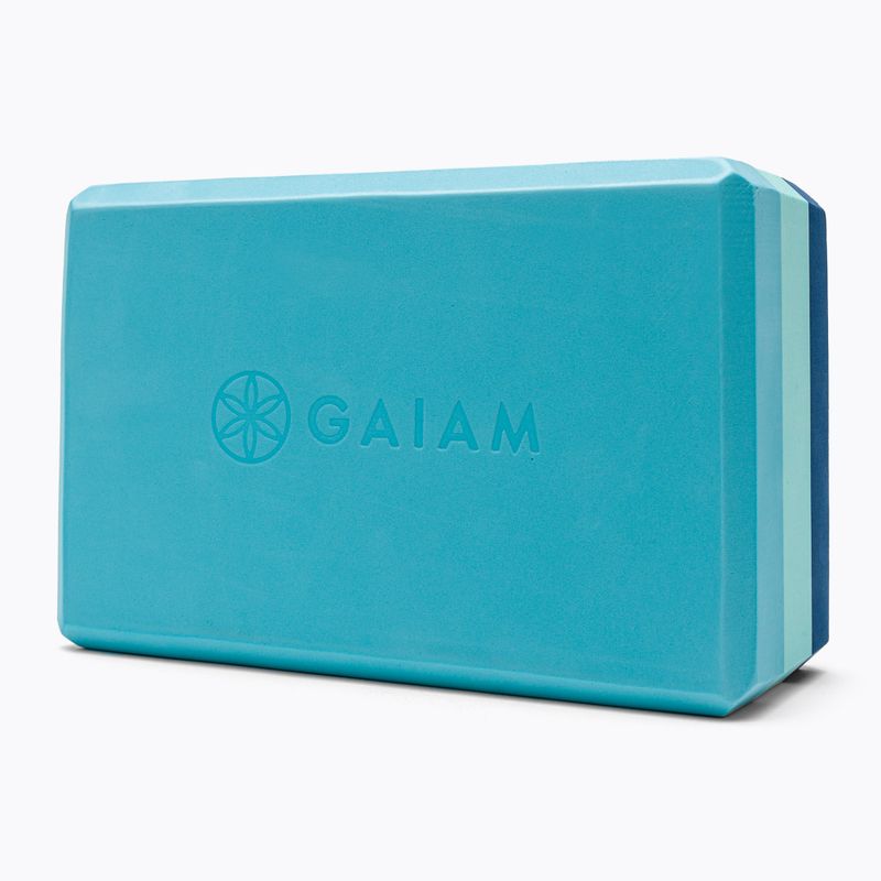 Blok na jógu Gaiam modrý 62912 3