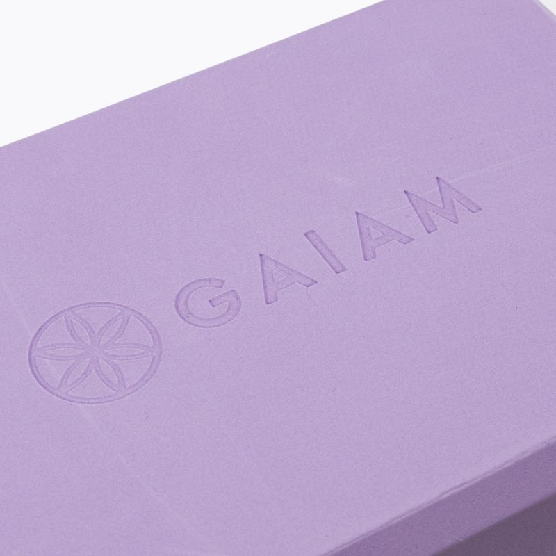 Blok na jógu Gaiam fialový 63748 8