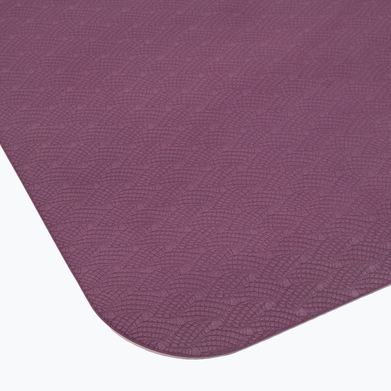 Jógová podložka Gaiam TPE Blush Printed burgndy 4