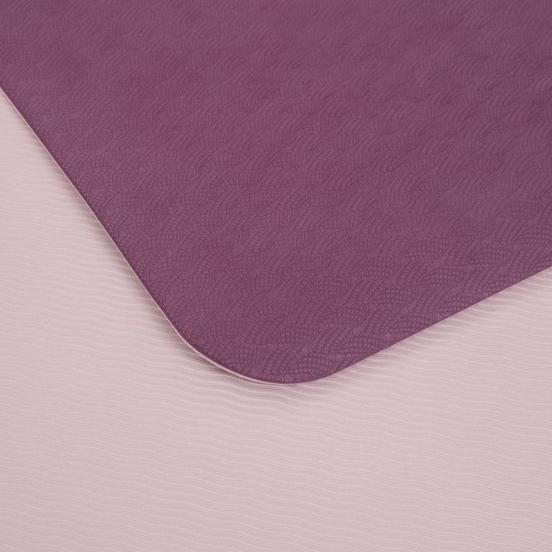 Jógová podložka Gaiam TPE Blush Printed burgndy 5