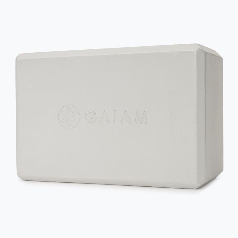 Jógový blok Gaiam Yoga sustained grey 2