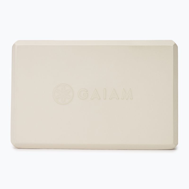 Jógový blok Gaiam Yoga calming greige 4