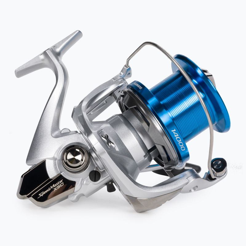 Kaprový naviják Shimano Speedmaster XSC stříbrný/modrý SPM14000XSC 2