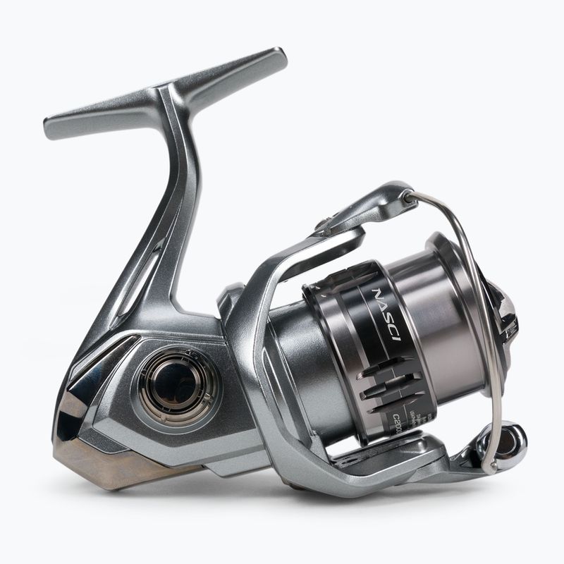 Spinningový naviják Shimano Nasci FC stříbrný NASC2000SFC 2