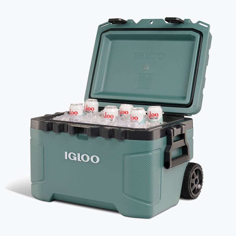 Turistická chladnička Igloo Trailmate 52 Roller 49 l spruce/obsidian gray 13