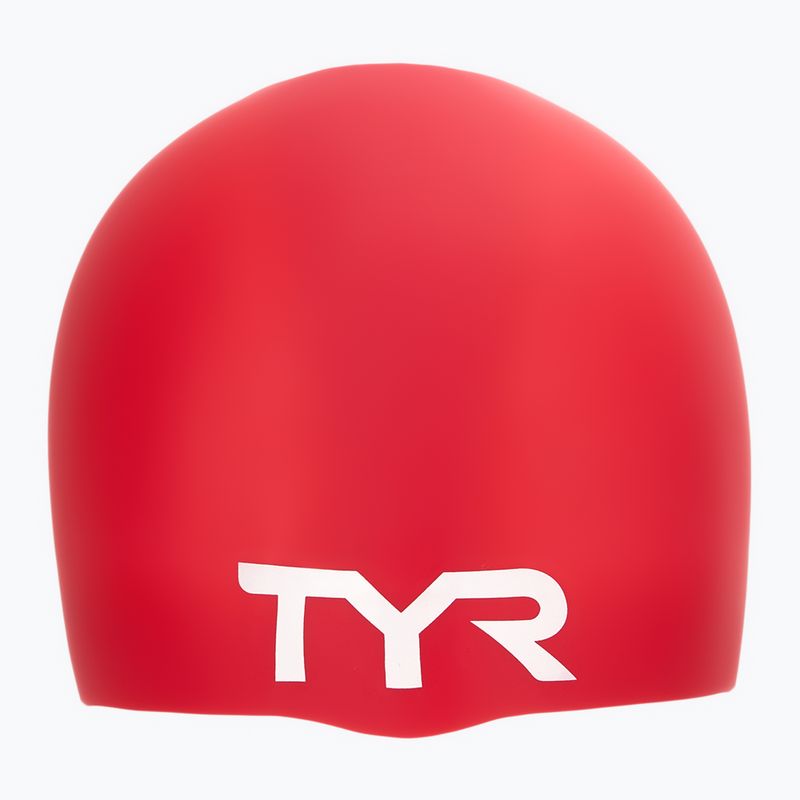 Plavecká čepice TYR Wrinkle Free red