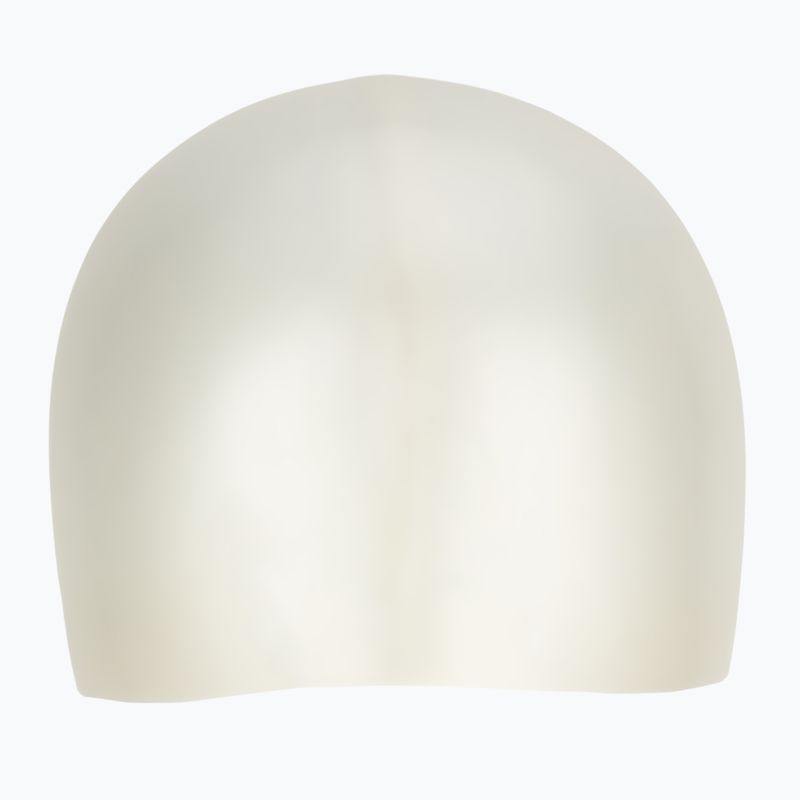 Dětská plavecká čepice TYR Wrinkle-Free Silicone white 2
