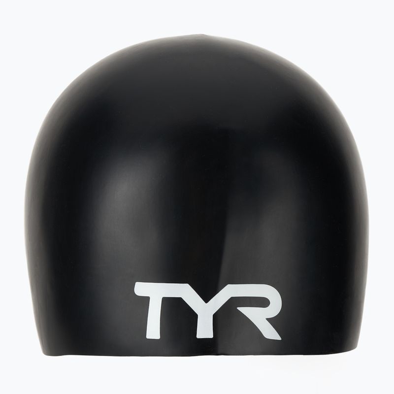 Dětská plavecká čepice TYR Wrinkle-Free Silicone black