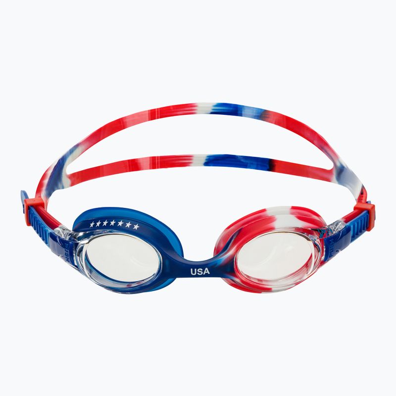 Plavecké brýle TYR USA clear/red/navy 2