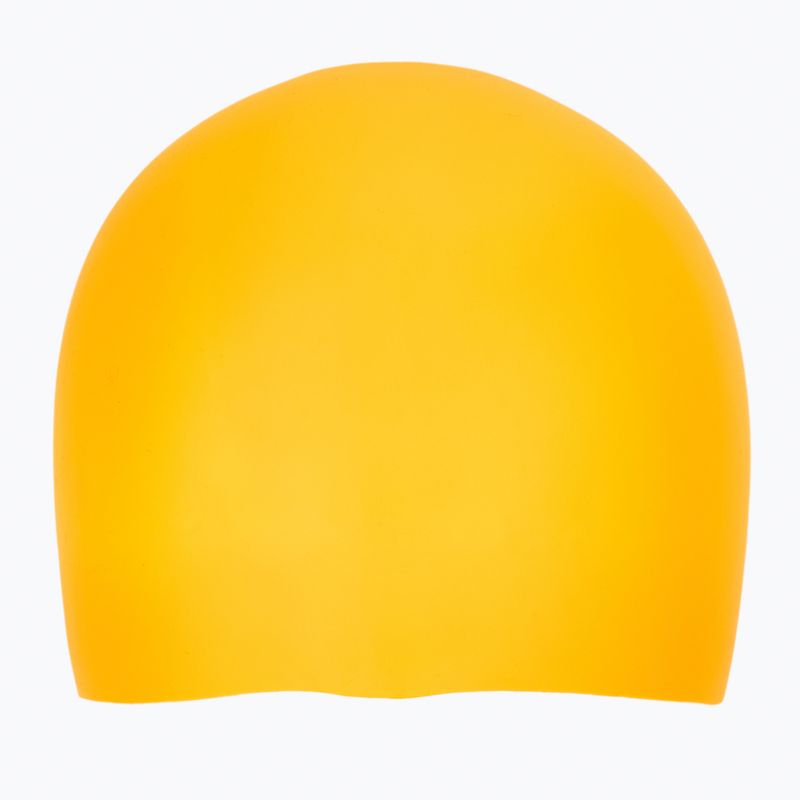 Plavecká čepice TYR Wrinkle Free yellow 2