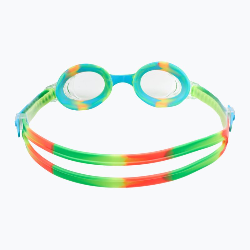 Dětské plavecké brýle TYR Swimple Tie Dye Non-Mirrored clear/ green/ orange 4