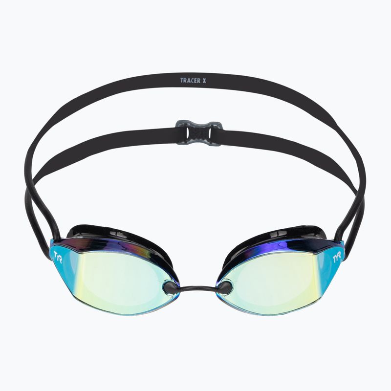 Plavecké brýle TYR Tracer-X Racing Mirrored černo-zlate LGTRXM_751 2
