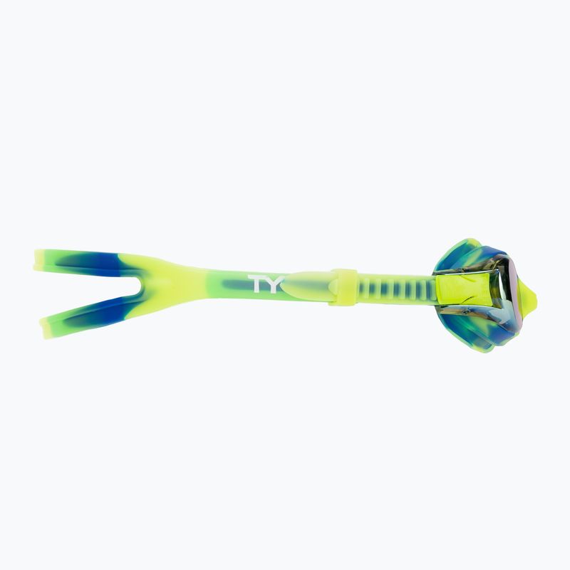 Dětské plavecké brýle TYR Swimple Tie Dye Mirrored gold/green/blue 3