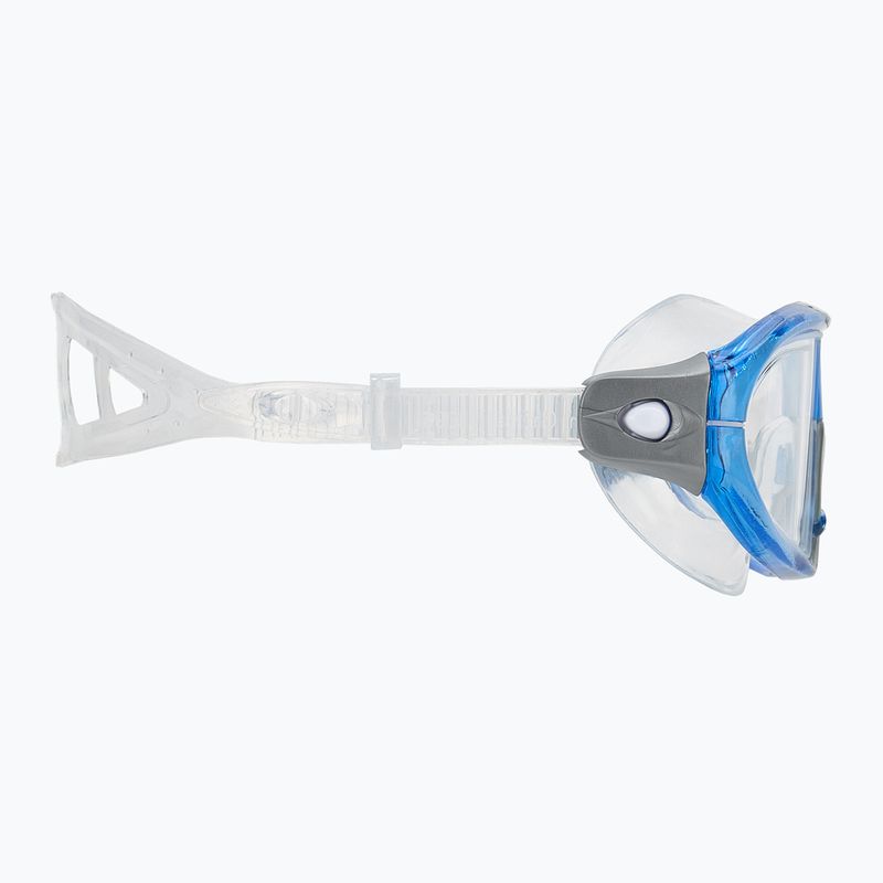 Plavecká maska TYR Orion clear/blue/grey 3