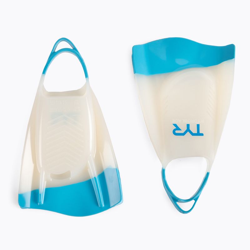 Plavecké ploutve TYR Hydroblade bílo-modrýe LFHYD 2