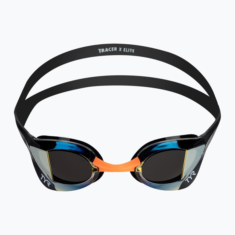 Plavecké brýle TYR Tracer-X Elite Mirrored gold/black 3