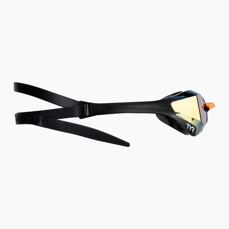 Plavecké brýle TYR Tracer-X Elite Mirrored gold/black 4