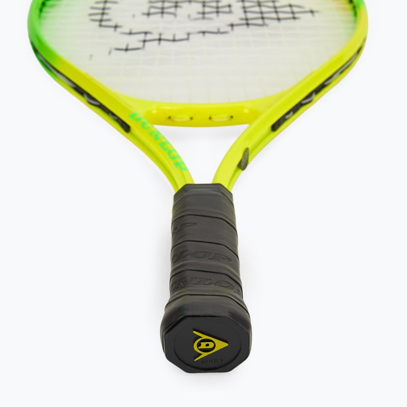 Dětská tenisová raketa Dunlop Tristorm Jr 21 yellow/green 3