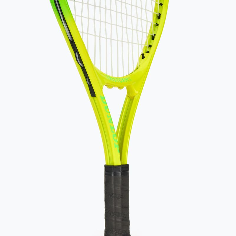 Dětská tenisová raketa Dunlop Tristorm Jr 21 yellow/green 4