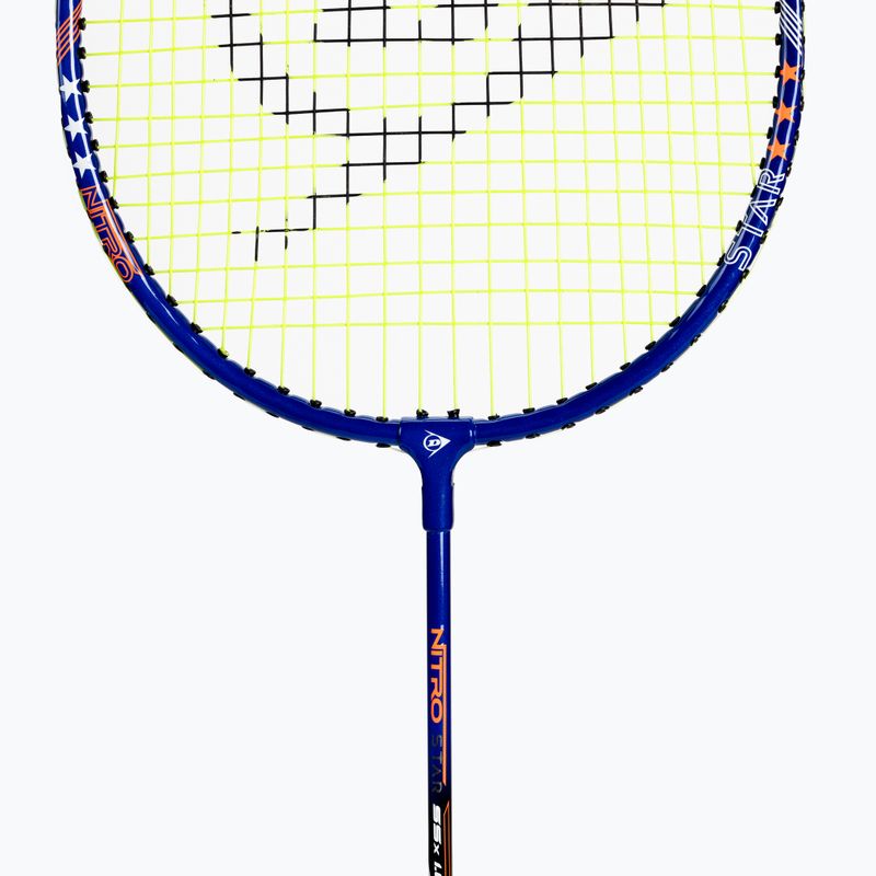 Dunlop Nitro-Star SSX 1.0 4 Player badmintonový set modrá/žlutá 13015340 6