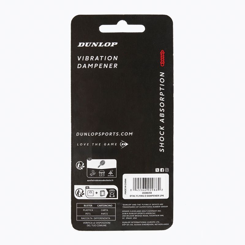 Tlumič vibrací Dunlop Flying D Dampener 2 ks red/black 2
