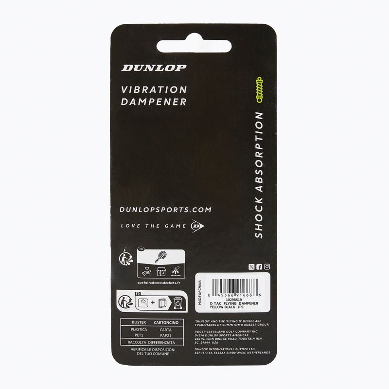 Tlumič vibrací Dunlop Flying D Dampener 2 ks yellow/black 2