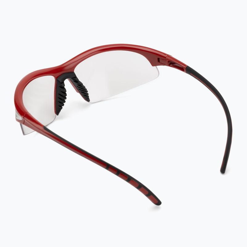 Brýle na squash Dunlop Competition Eyewear Protective red/clear 2