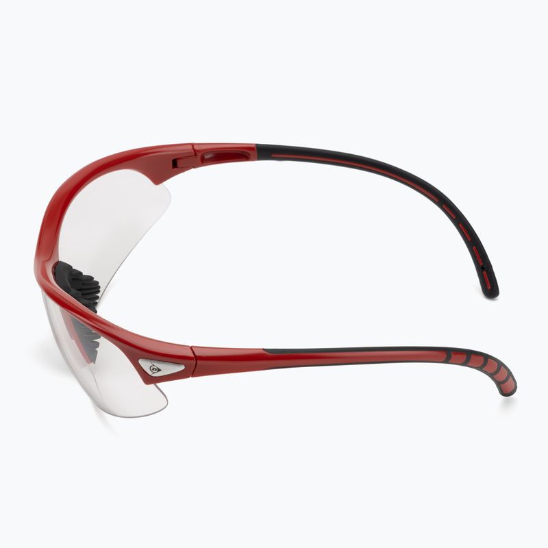 Brýle na squash Dunlop Competition Eyewear Protective red/clear 4