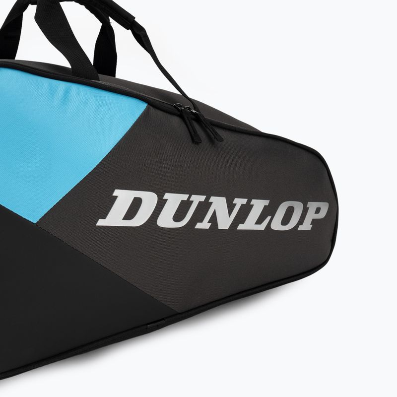 Taška na padel Dunlop Padel FX Team black/cyan/gun metal 7