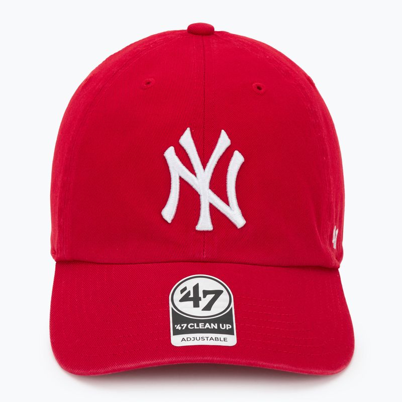 Kšiltovka 47 Brand MLB New York Yankees CLEAN UP red 2
