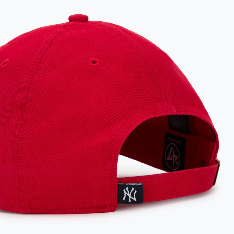 Kšiltovka 47 Brand MLB New York Yankees CLEAN UP red 4