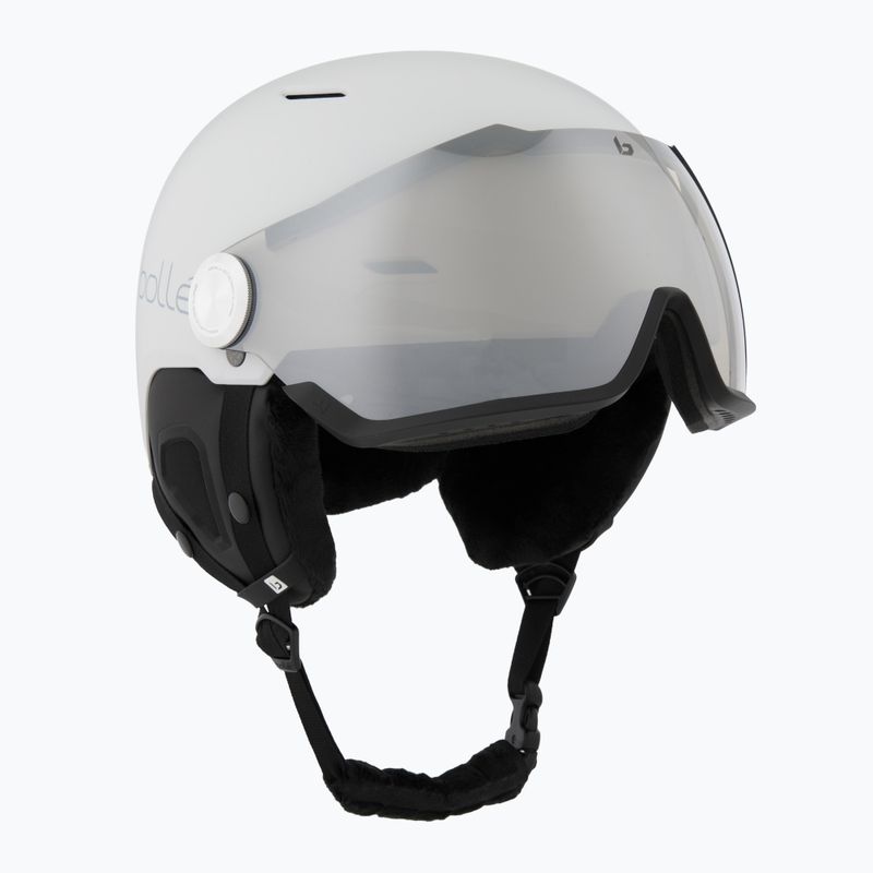 Lyžařská helma  Bollé Might Visor off white matte/brown gun 8
