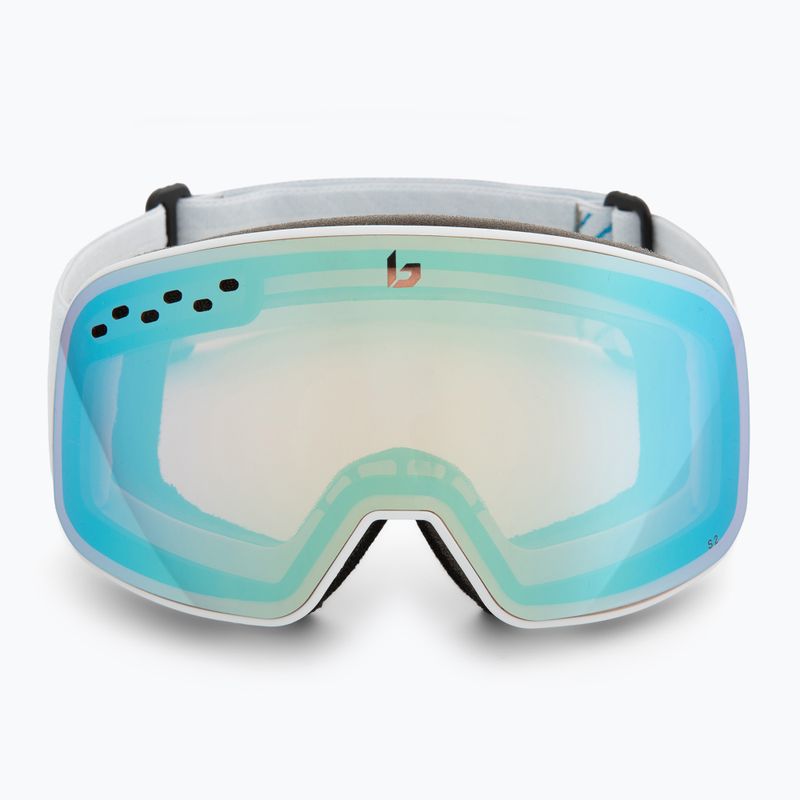 Lyžařské brýle Bollé Nevada Small white metalic blue matte/azure 2