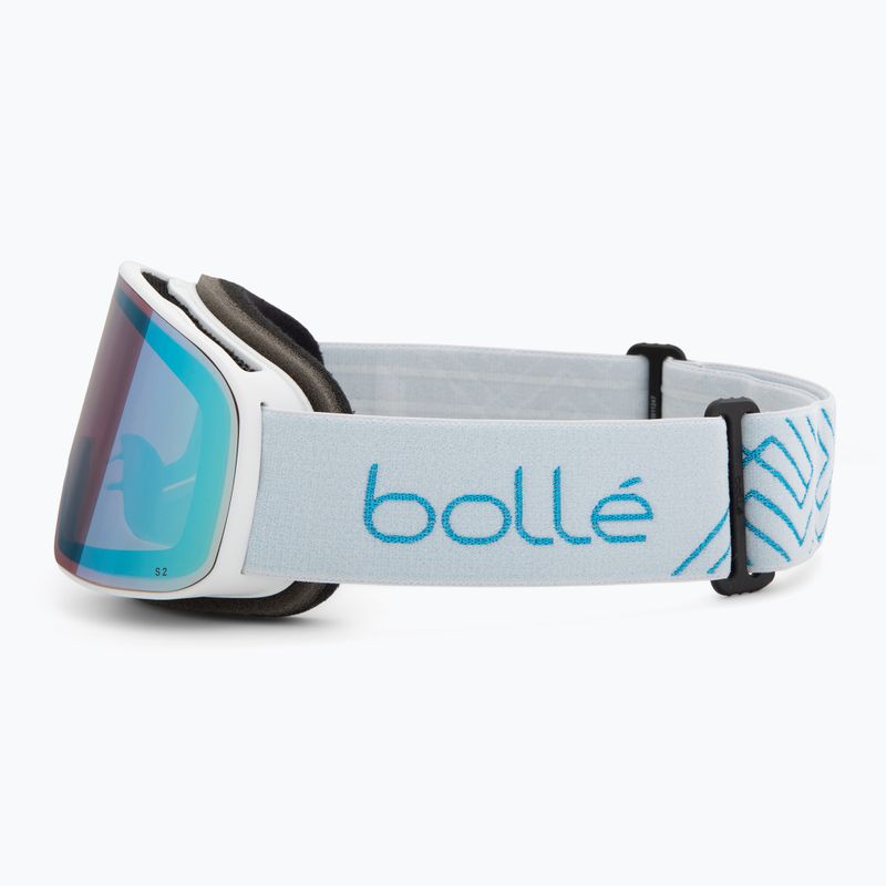 Lyžařské brýle Bollé Nevada Small white metalic blue matte/azure 4