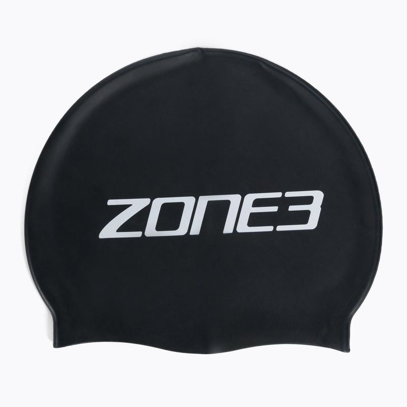 Plavecká čepice ZONE3 Silicone Swim black