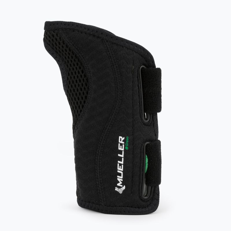 Ortéza na pravé zápěstí Mueller Fitted Wrist Brace černá 86271