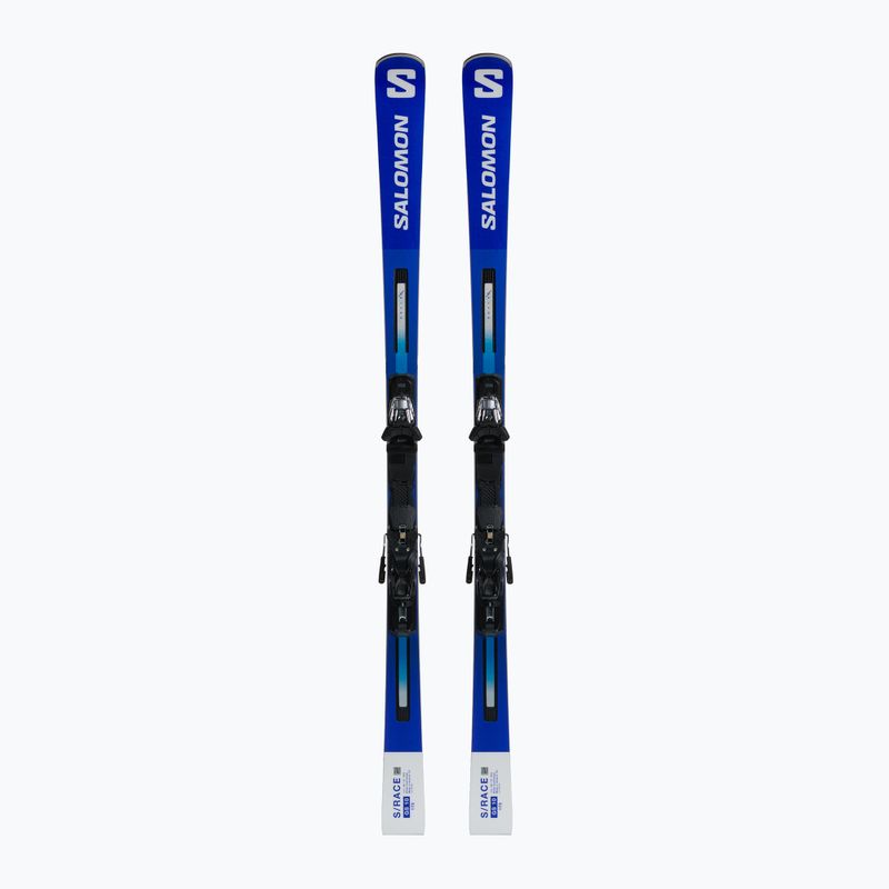 Salomon S Race GS 10 + M12 GW modrobílé sjezdové lyže L47038300