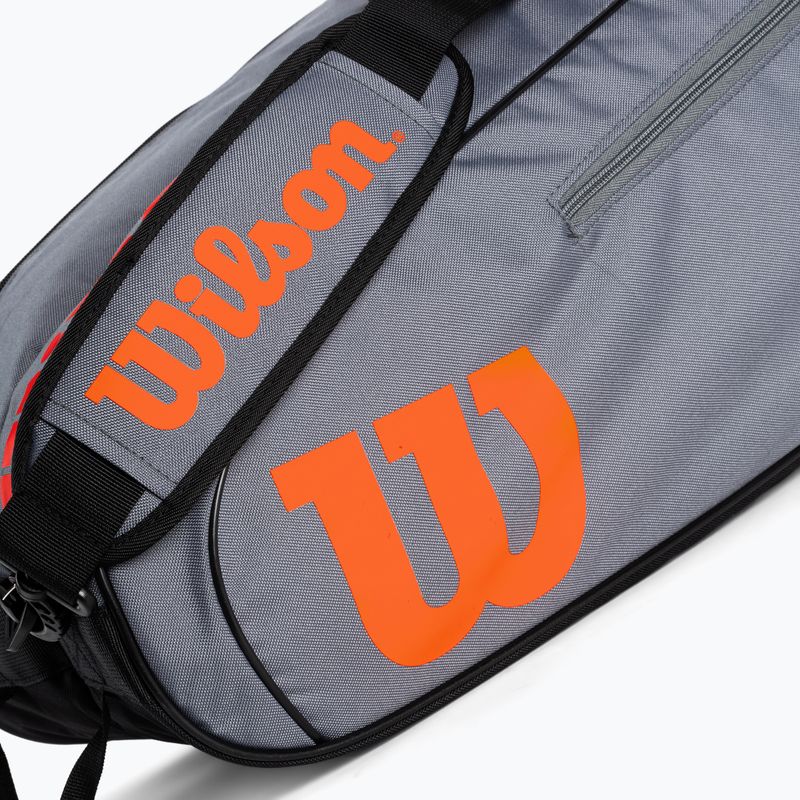 Tenisová taška Wilson Team 6Pk šedá WR8009801 5