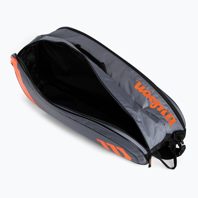 Tenisová taška Wilson Team 6Pk šedá WR8009801 6