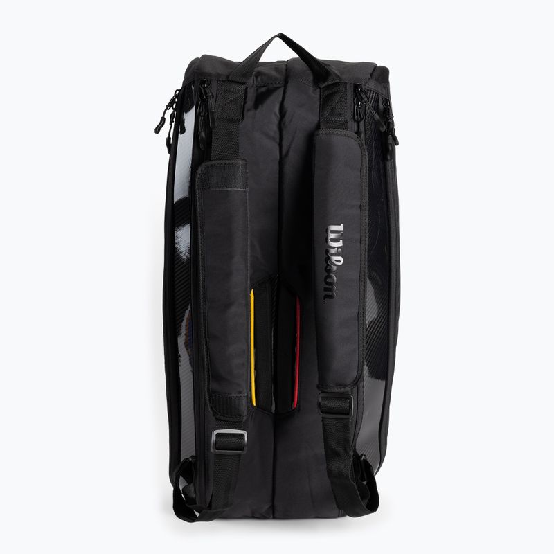 Tenisová taška Wilson Super Tour 9 Pk Pro Staff černá WR8010601 4