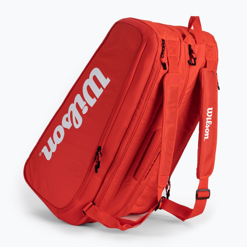 Tenisová taška Wilson Super Tour 15 Pk WR8010301 červená