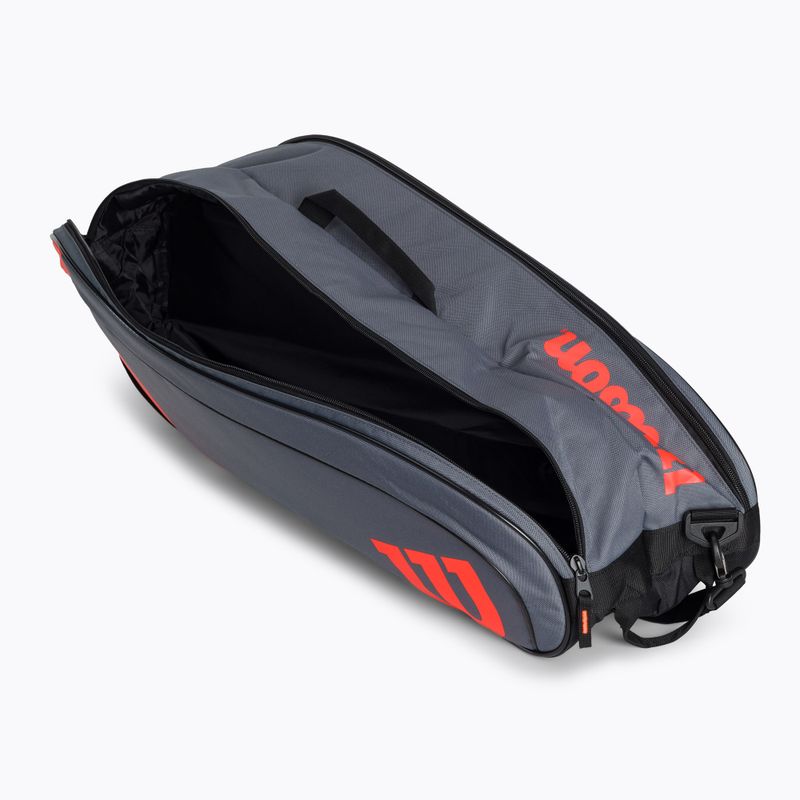 Tenisová taška Wilson Team 6Pk červená WR8009803 6