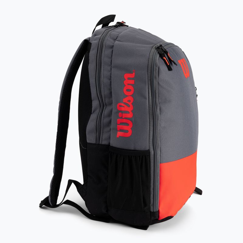 Tenisový batoh Wilson Team Backpack šedý WR8009904 3