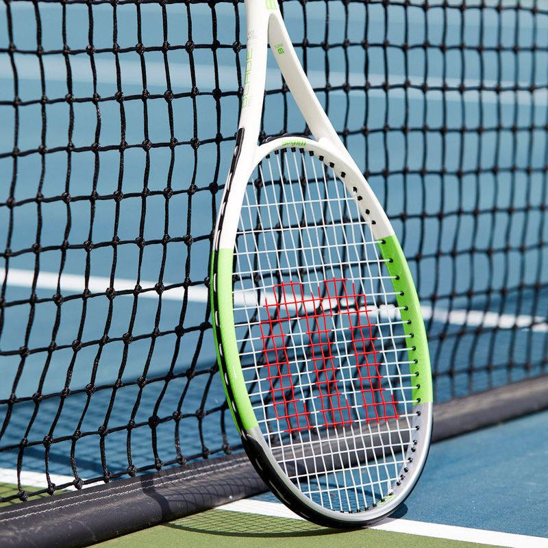 Tenisová raketa Wilson Blade Feel Team 103 bílá WR054810U 7