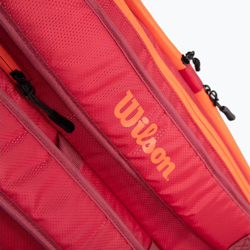 Wilson Tour 12 Pack Maroon Tenisová taška WR8011202001 5