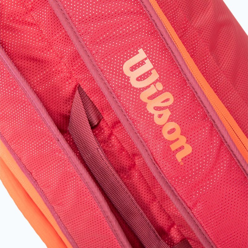 Wilson Tour 6 Pack Maroon Tenisová taška WR8011302001 5